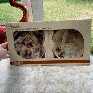 Porcelain Bear Collector Plates